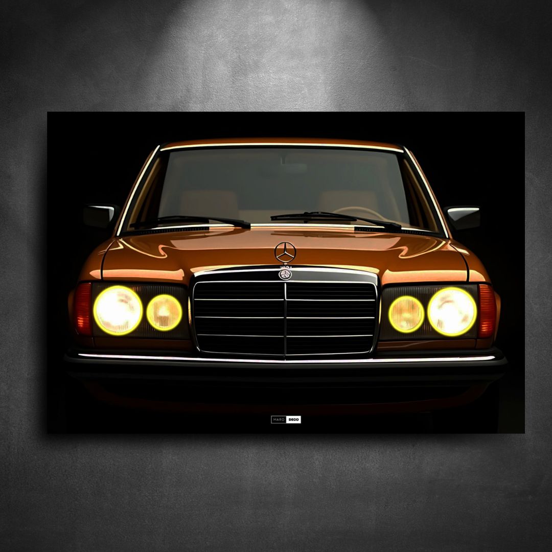 Tableau NÉON Mercedes 240D