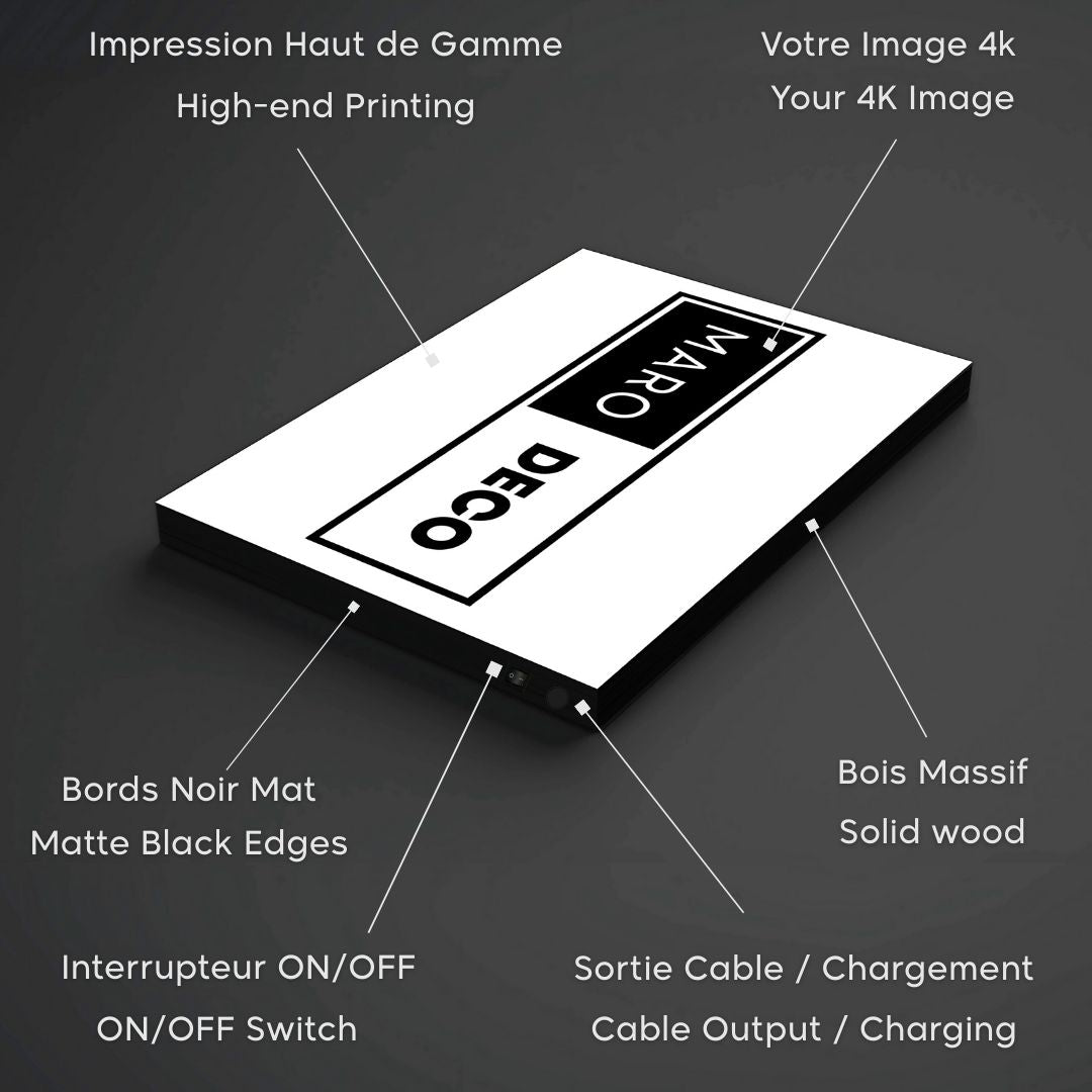 Marodeco Tableau NÉON Personnalisé