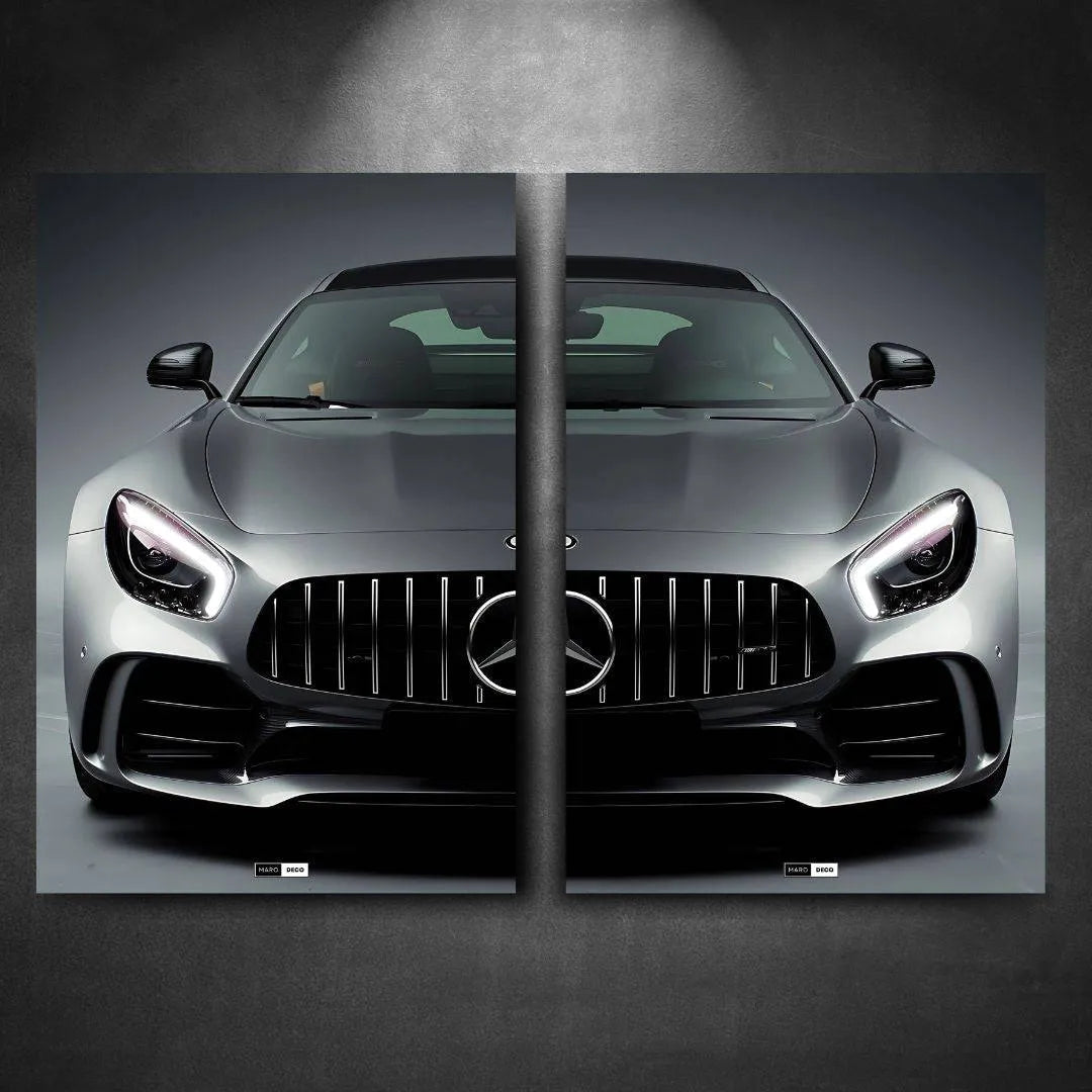 Tableau DUO NÉON Mercedes AMG GT R - Marodeco