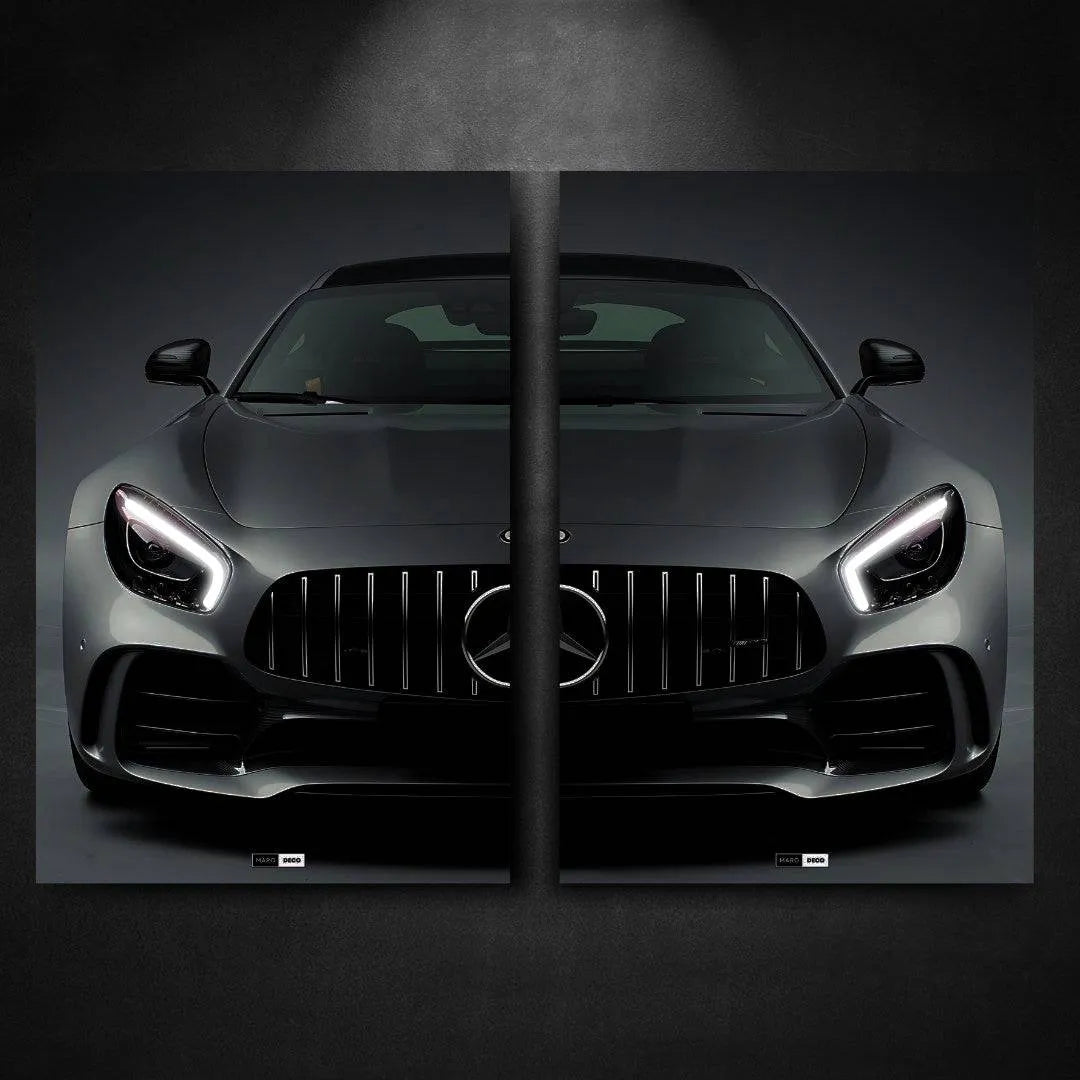 Tableau DUO NÉON Mercedes AMG GT R - Marodeco
