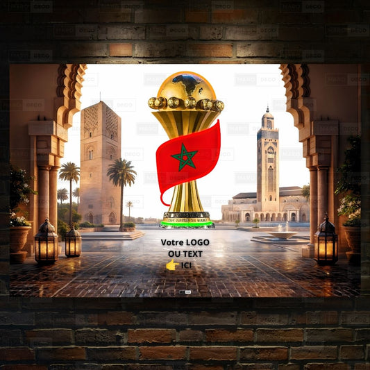 Tableau LED Foot – Édition Prestige CAN Maroc 2025