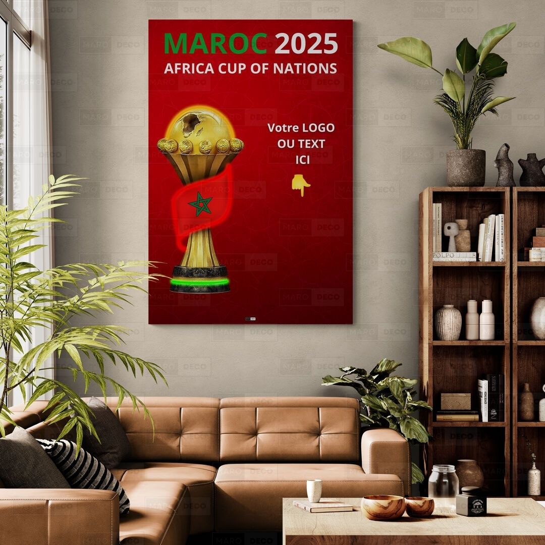 Tableau LED Foot – Maroc 2025 Édition Royale