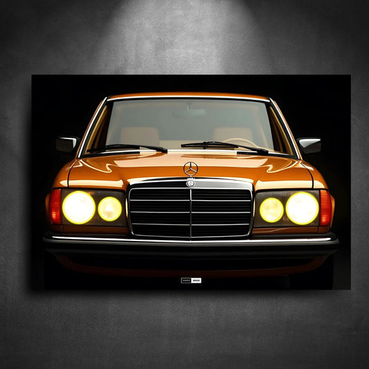Tableau NÉON Mercedes 240D