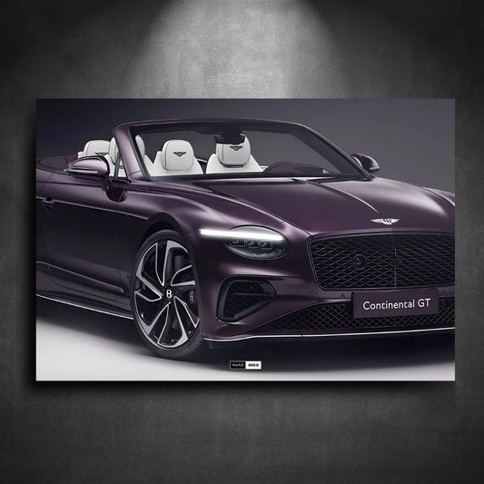 Tableau NÉON Bentley Continental GT Mulliner - Marodeco