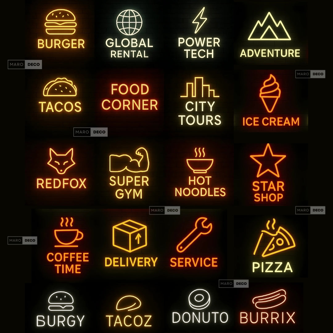 Tableau LED Logo Personnalisé
